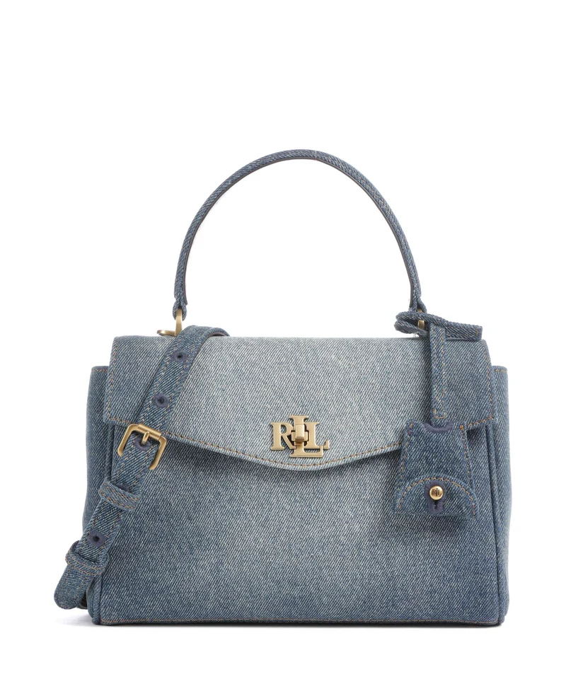 Lauren Ralph Lauren Farrah Small Borsa a mano oxford blue/lauren tan