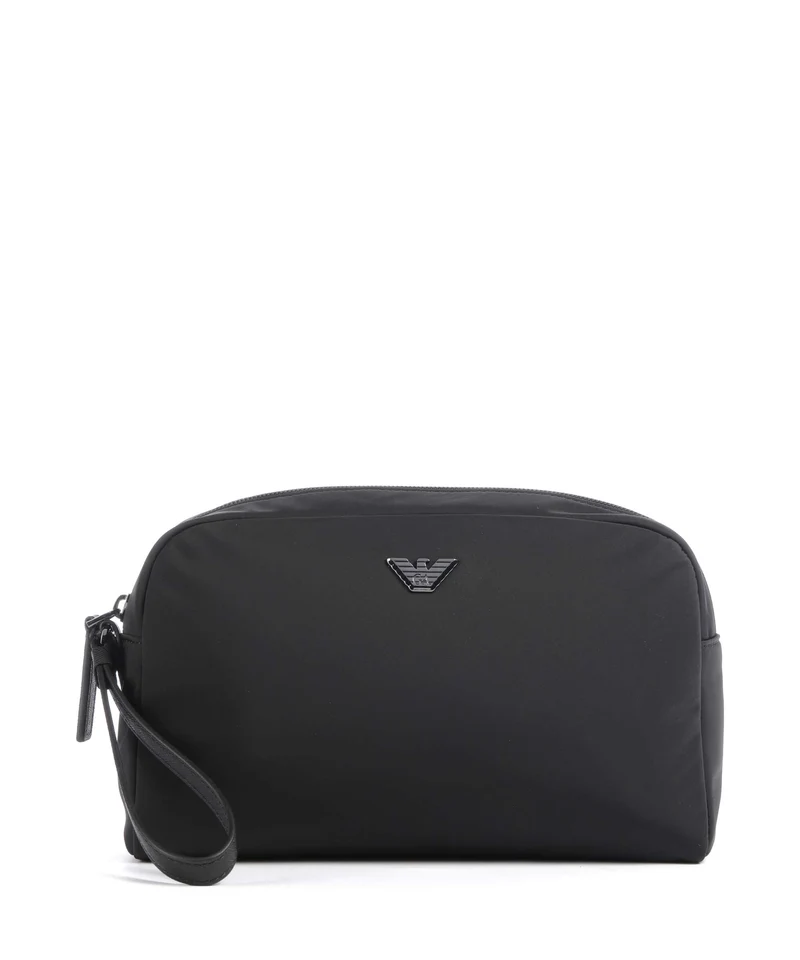 Emporio Armani Nylon Recycled Borsa da toilette black beauty
