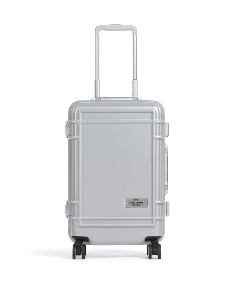 Eastpak Resist'R Case Valigia trolley (4 ruote) metal silver