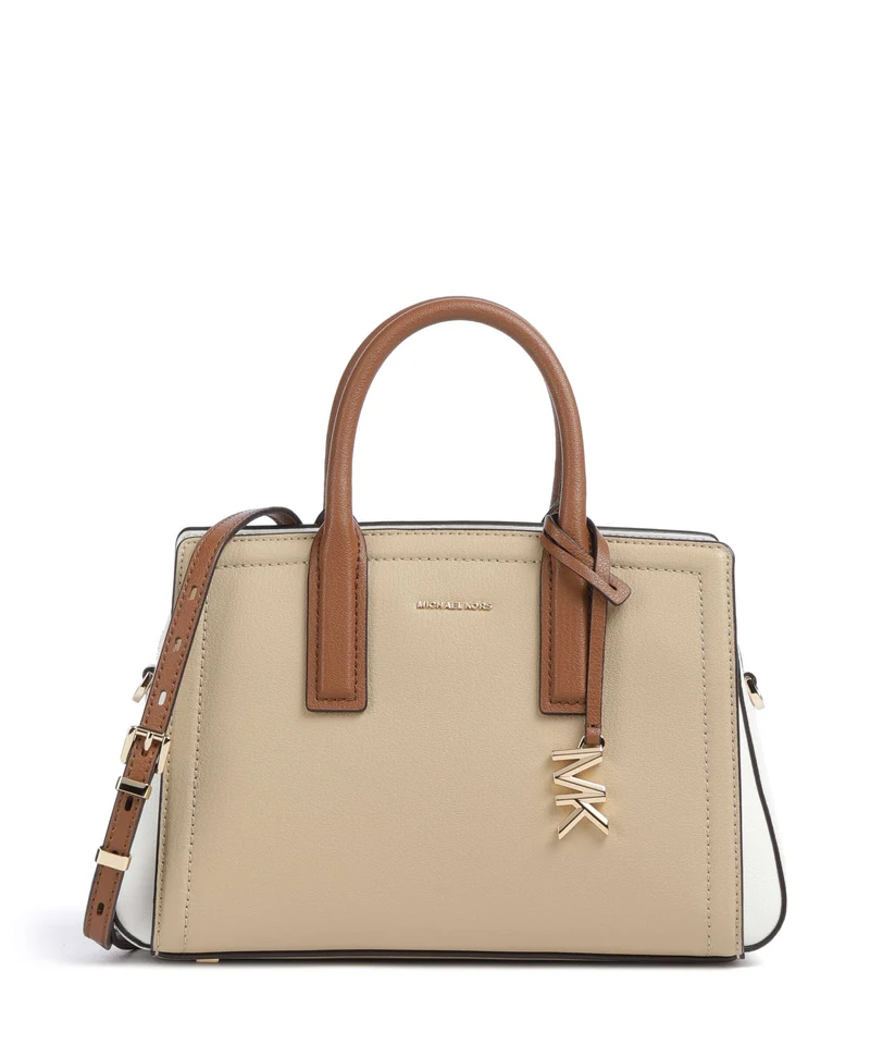 Michael Kors Laila Small Borsa a mano khaki multicolour