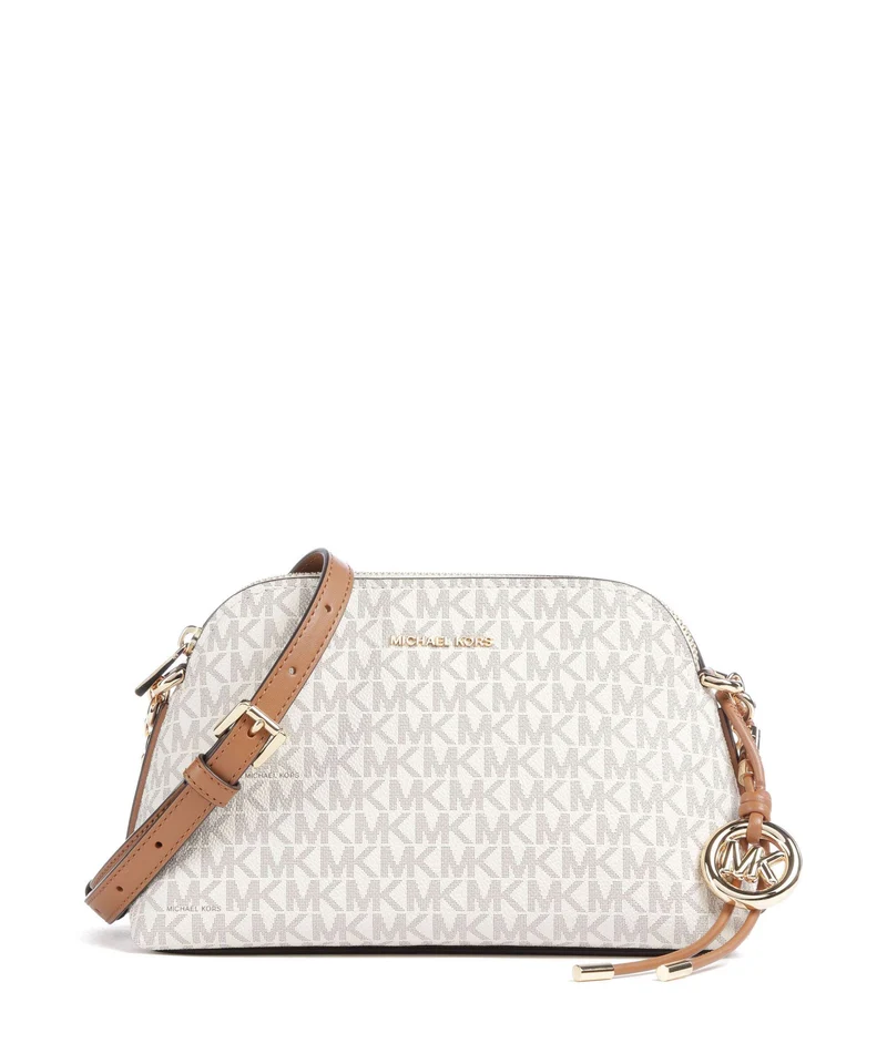 Michael Kors Freddie Small Borsa a tracolla vanilla/acorn
