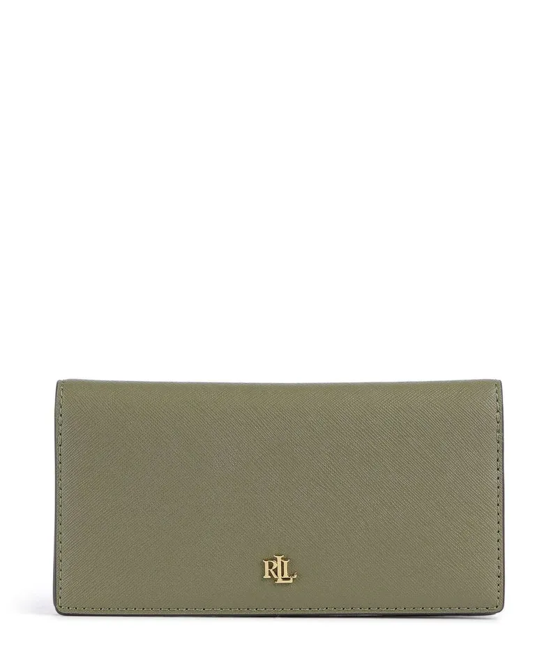 Lauren Ralph Lauren Medium Portafoglio sage green