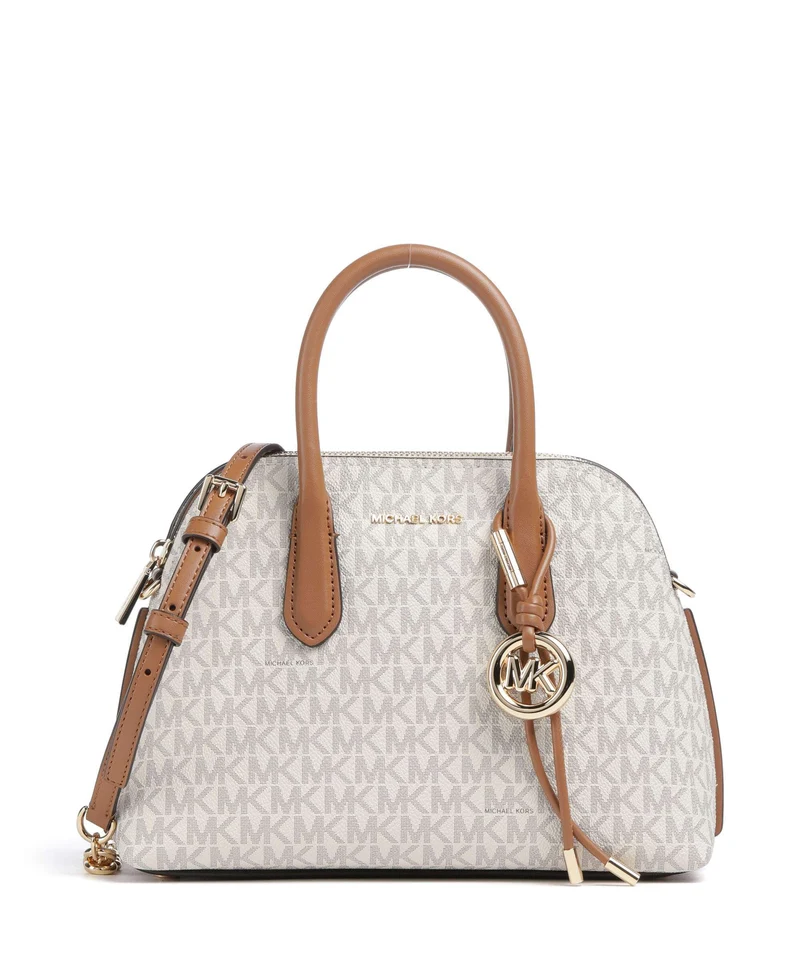 Michael Kors Freddie Medium Borsa a mano vanilla/acorn