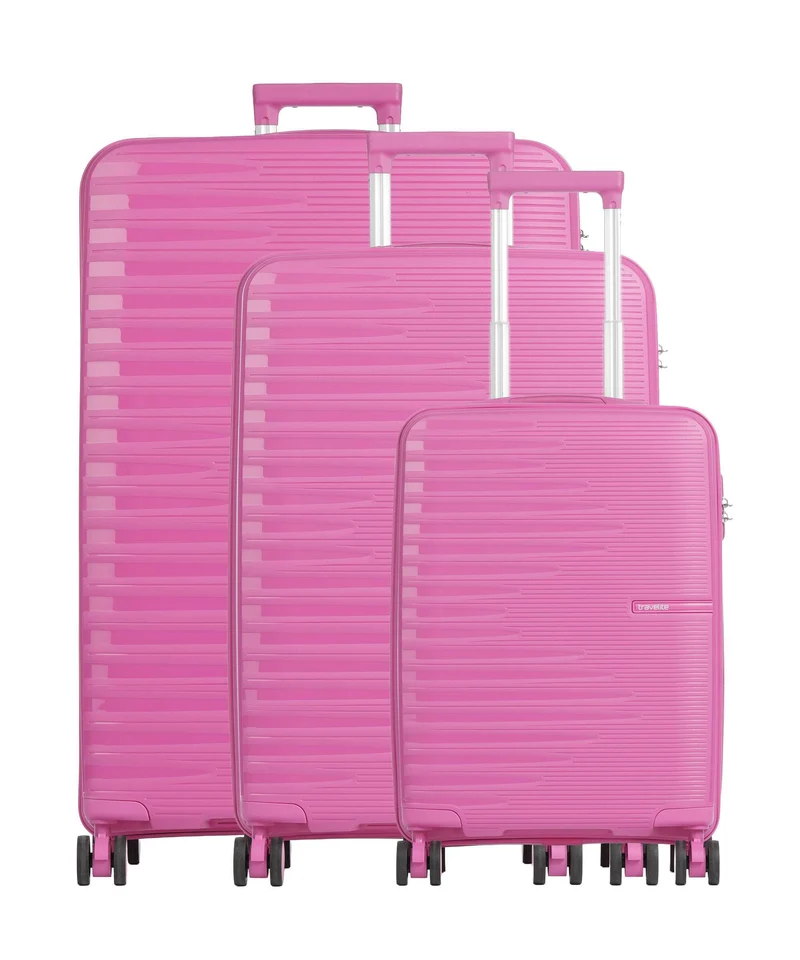 Travelite Pacific Set valigie trolley (4 ruote) pink