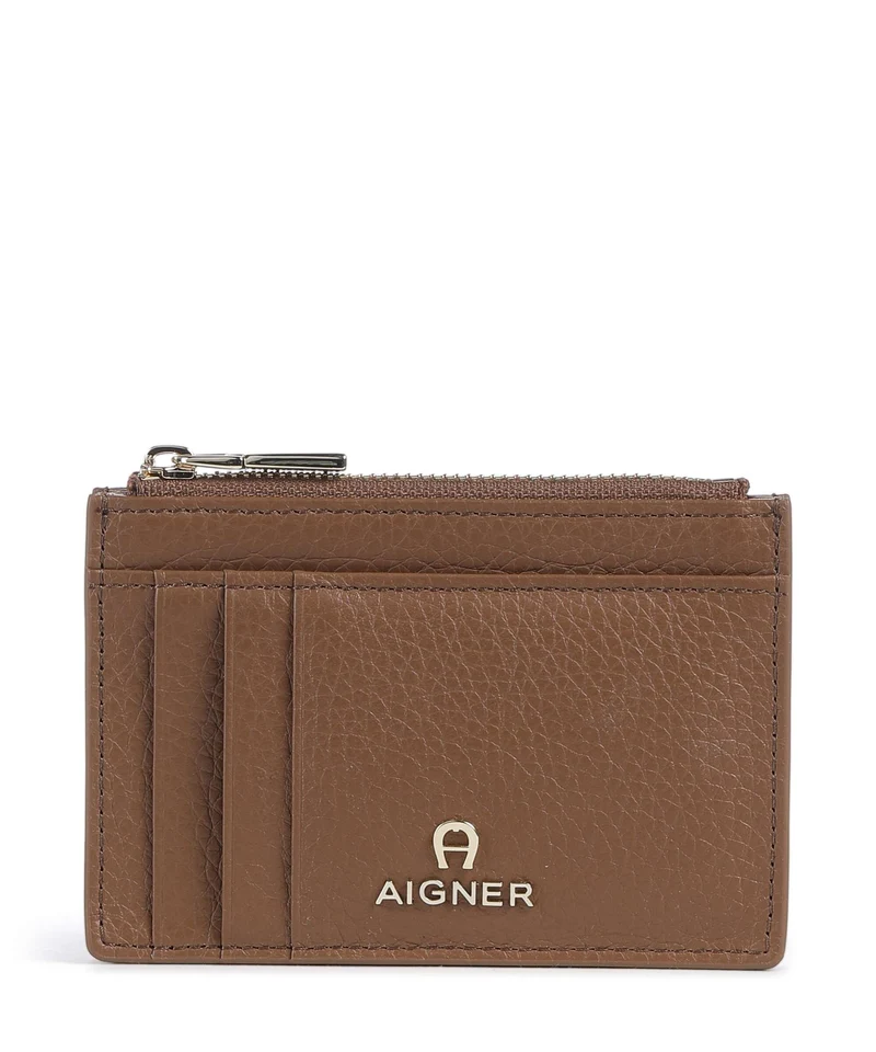 Aigner Fashion Porta carte di credito saddle brown