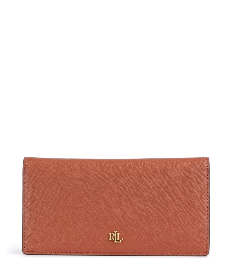 Lauren Ralph Lauren Medium Portafoglio red terracotta