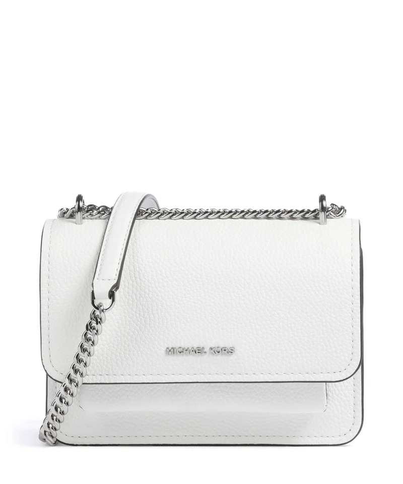 Michael Kors Claire Small Borsa a spalla optic white