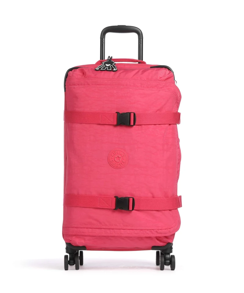Kipling Basic Spontaneous M Valigia trolley (4 ruote) resort pink