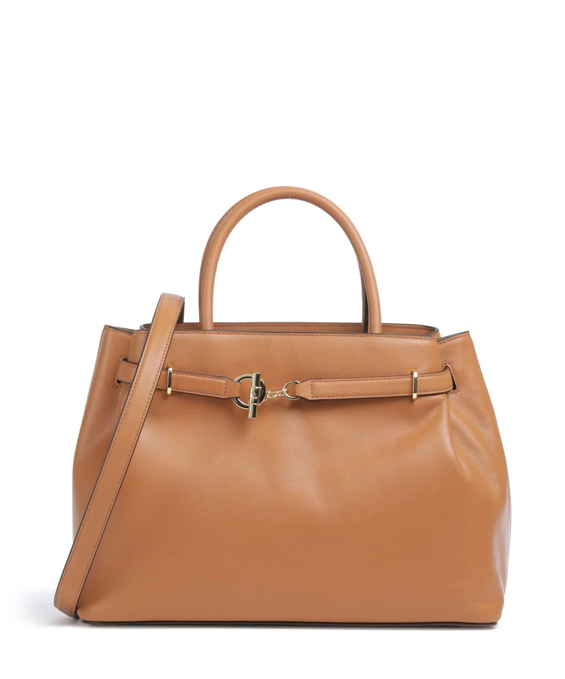 Lauren Ralph Lauren Blaike Large Borsa a mano classic caramel