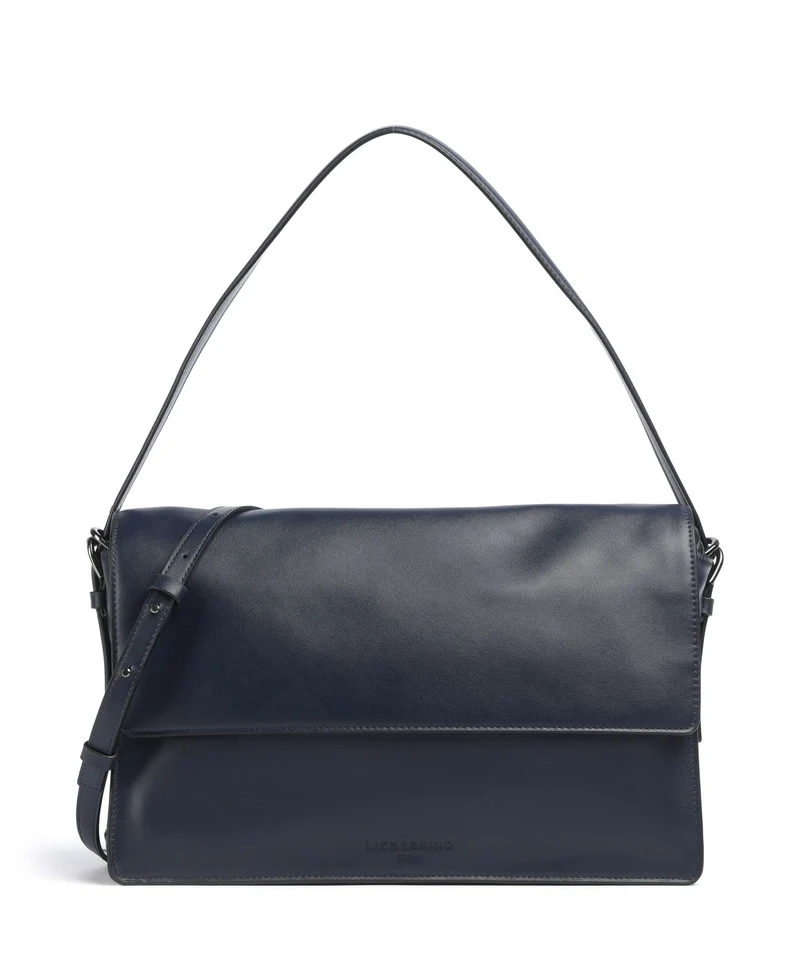 Liebeskind Audrey Recycled Soft Calf M Borsa a spalla peacoat