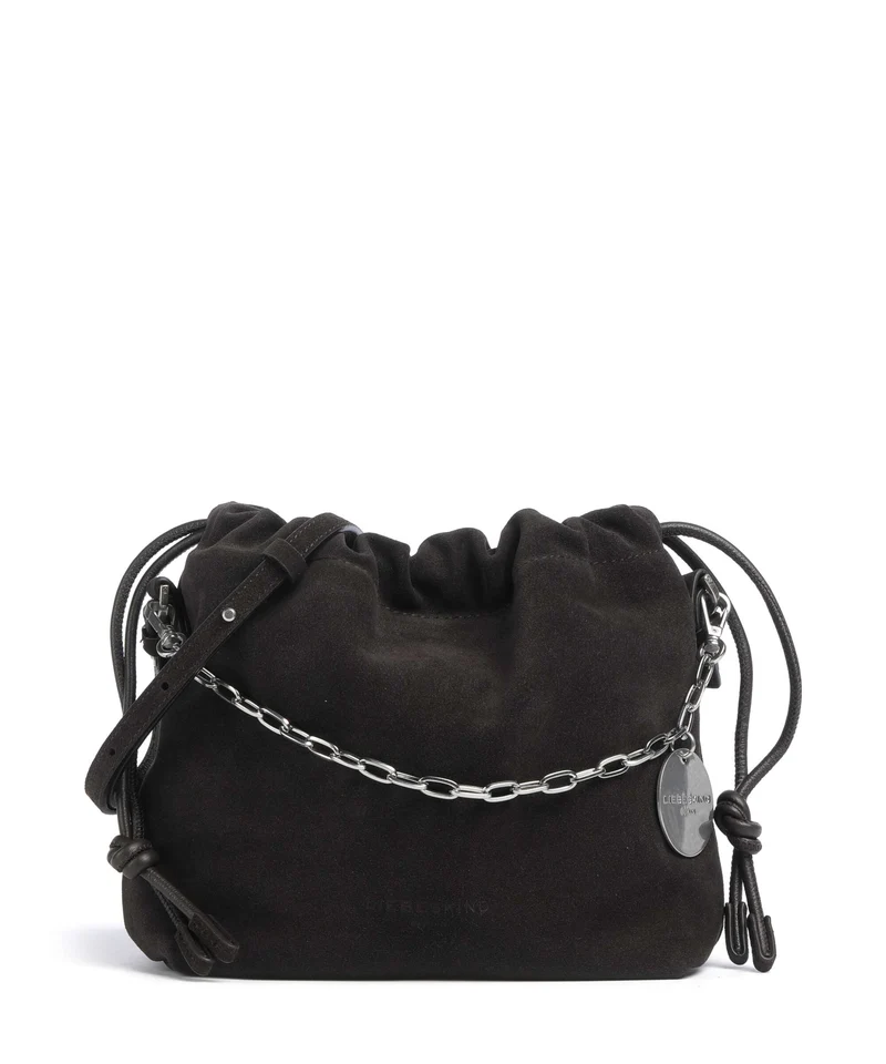 Liebeskind Lya II Hydro Suede S Borsa a secchiello deep soil