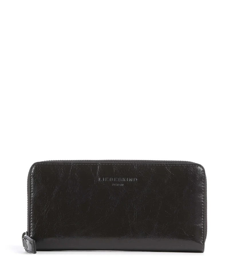 Liebeskind Sally Audrey Recycled Lack Distressed Portafoglio deep soil