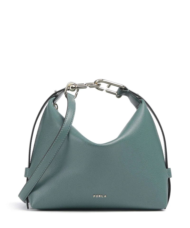 Furla Tonie Mini Borsa a spalla edera green