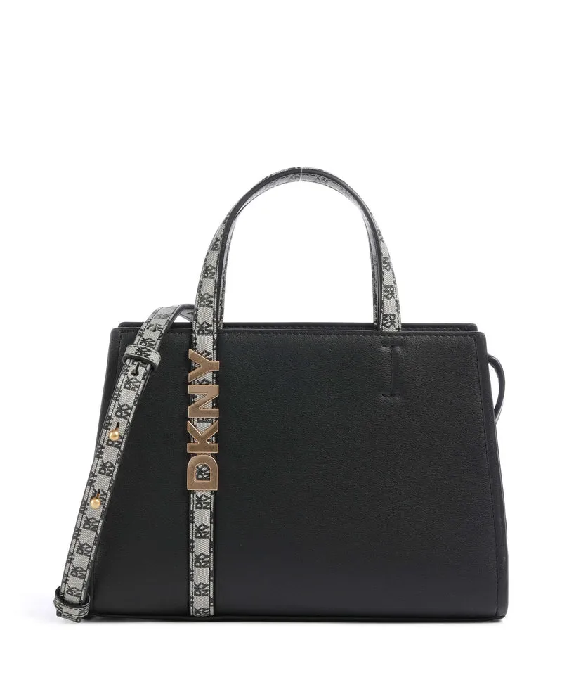 DKNY Avril Small Borsa a mano black/gold