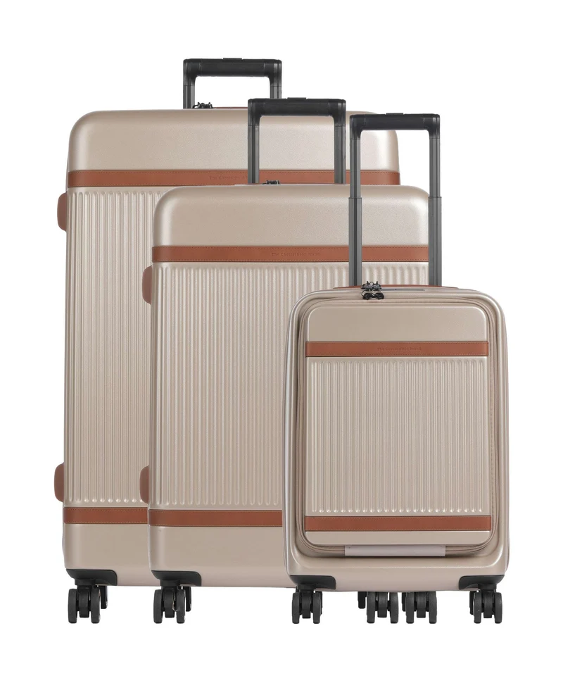 The Chesterfield Brand Zuna Set valigie trolley (4 ruote) champagne