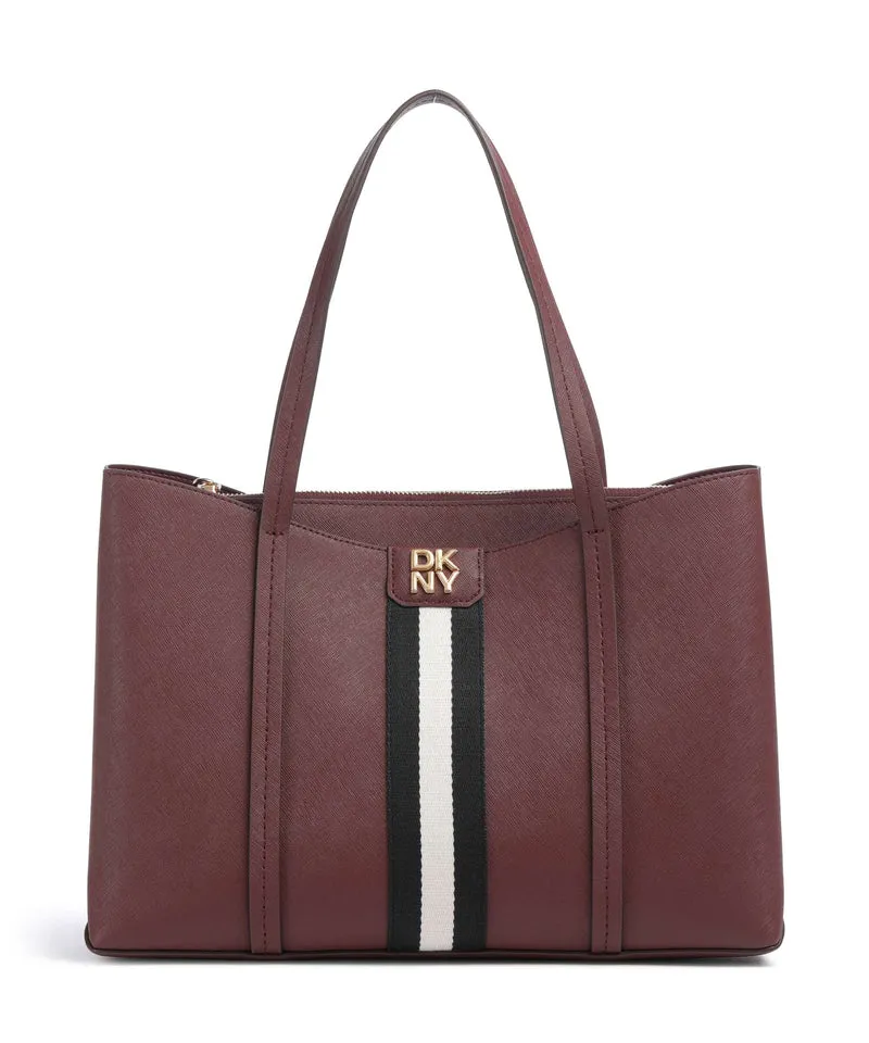 DKNY Nuri Borsa shopper aged wine