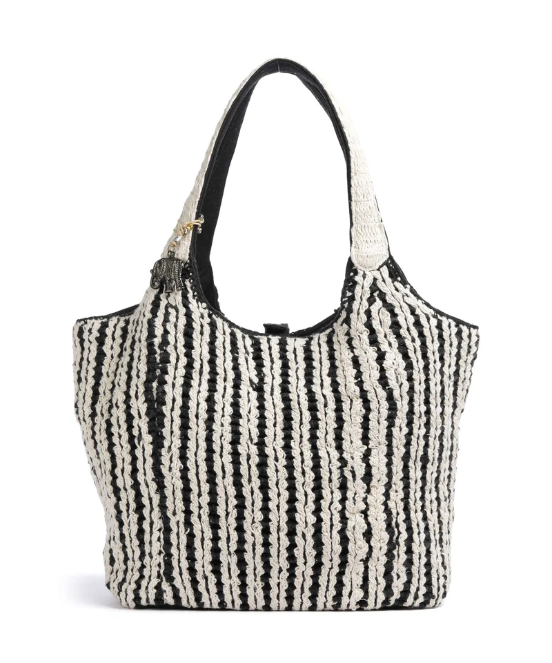 Anokhi Borsa shopper black/white