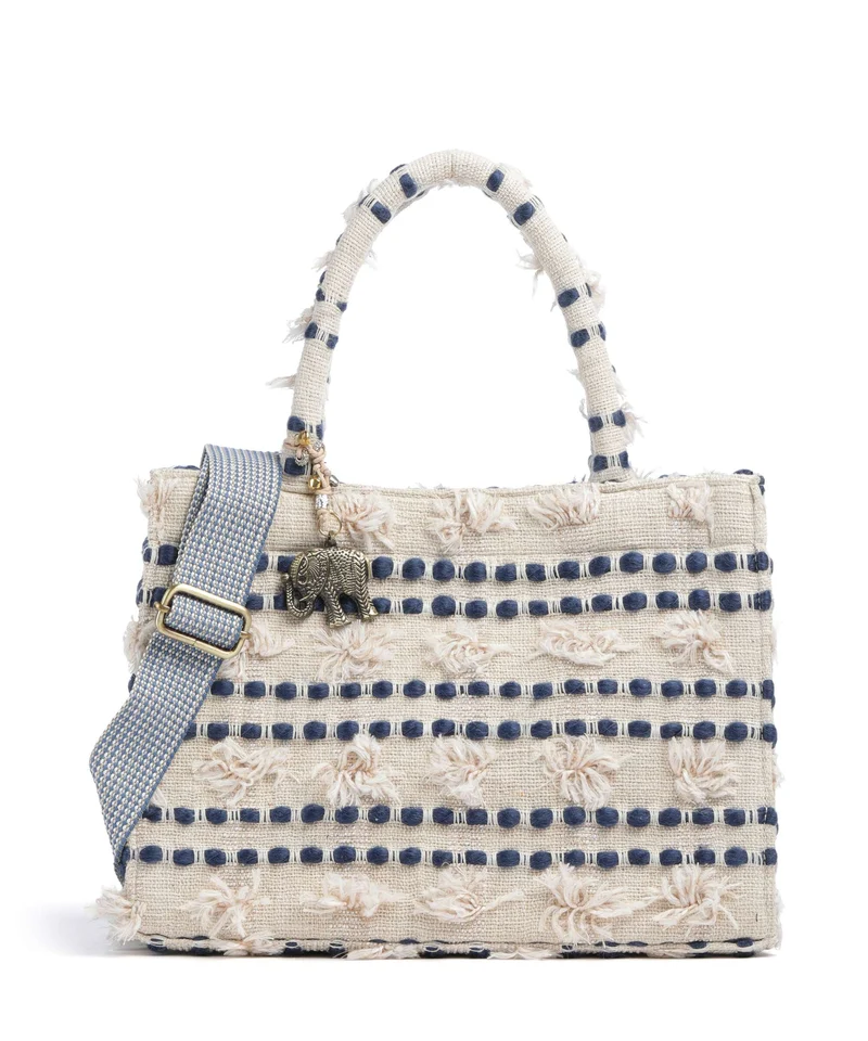 Anokhi Borsa a mano blue