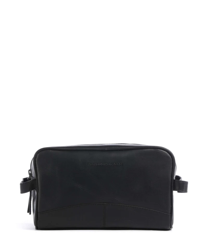 The Chesterfield Brand Wax Pull Up Cow Stacey Borsa da toilette black