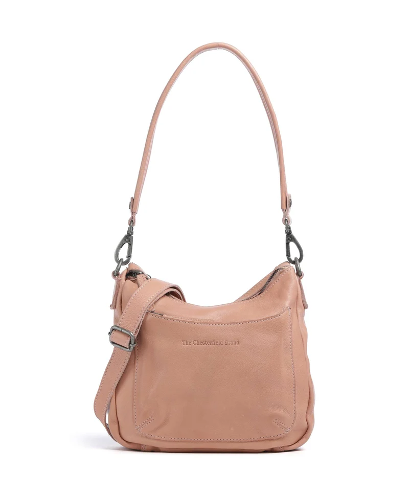 The Chesterfield Brand Washed Waxed Cow Caroline Borsa a tracolla vintage rose