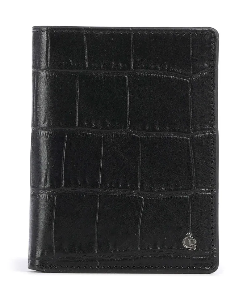 Castelijn & Beerens Croco Portafoglio black