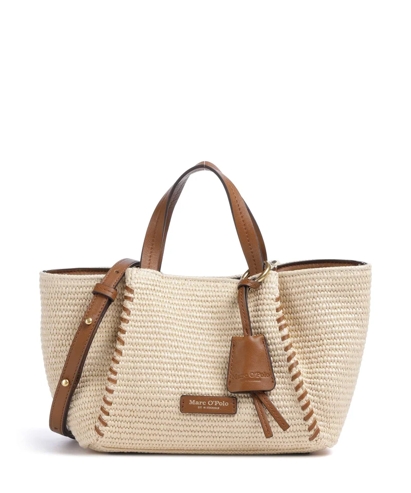 Marc O'Polo Elsa Borsa a mano light raffia
