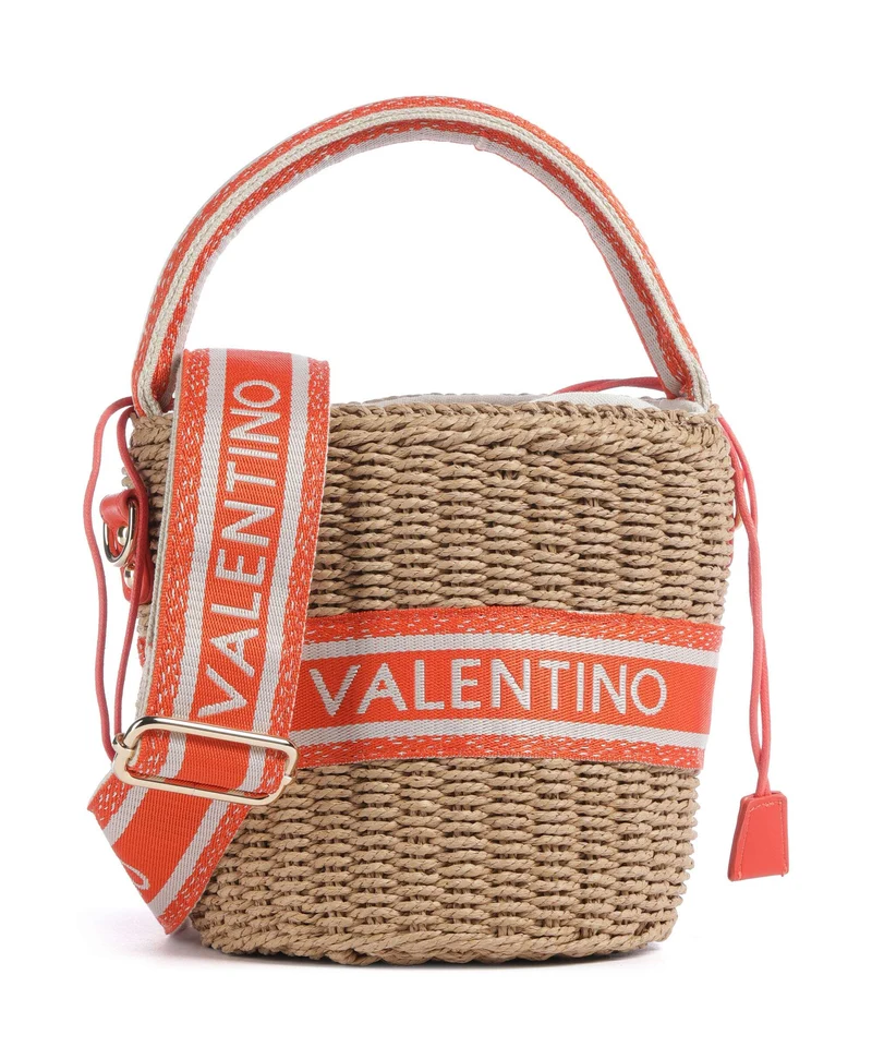 Valentino Bags Boho Borsa a secchiello naturale/arancio