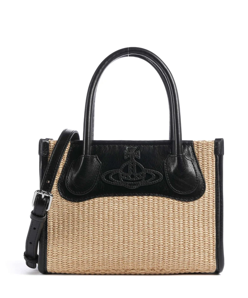 Vivienne Westwood Troy Small Borsa a mano natural