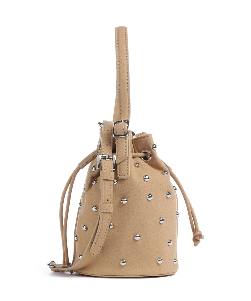 Steve Madden BSUNRAY Borsa a secchiello tan/silver