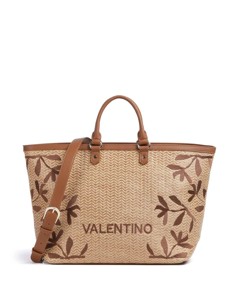 Valentino Bags Kore Borsa a mano naturale/cuoio