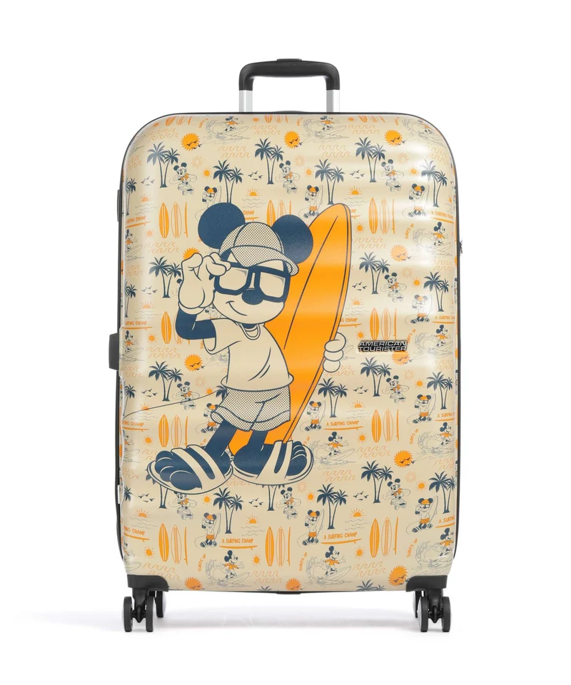 American Tourister Wavebreaker Disney Valigia trolley (4 ruote) mickey super surfer