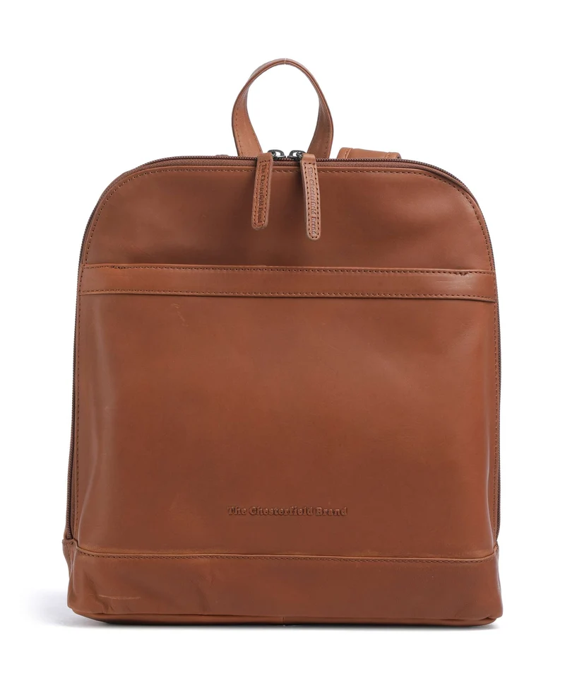 The Chesterfield Brand Wax Pull Up Cow Tigris Zaino cognac