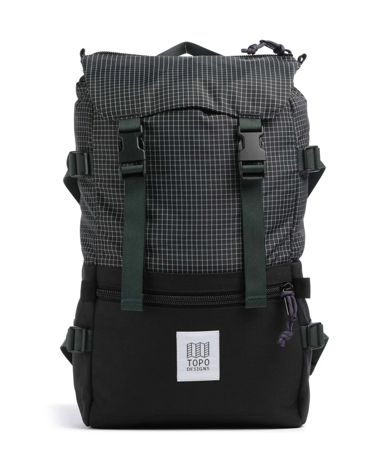 Topo Designs Rover Classic Zaino black/grid