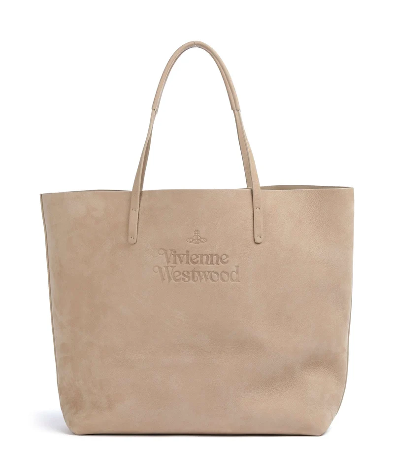 Vivienne Westwood Studio Nubuck Borsa shopper beige
