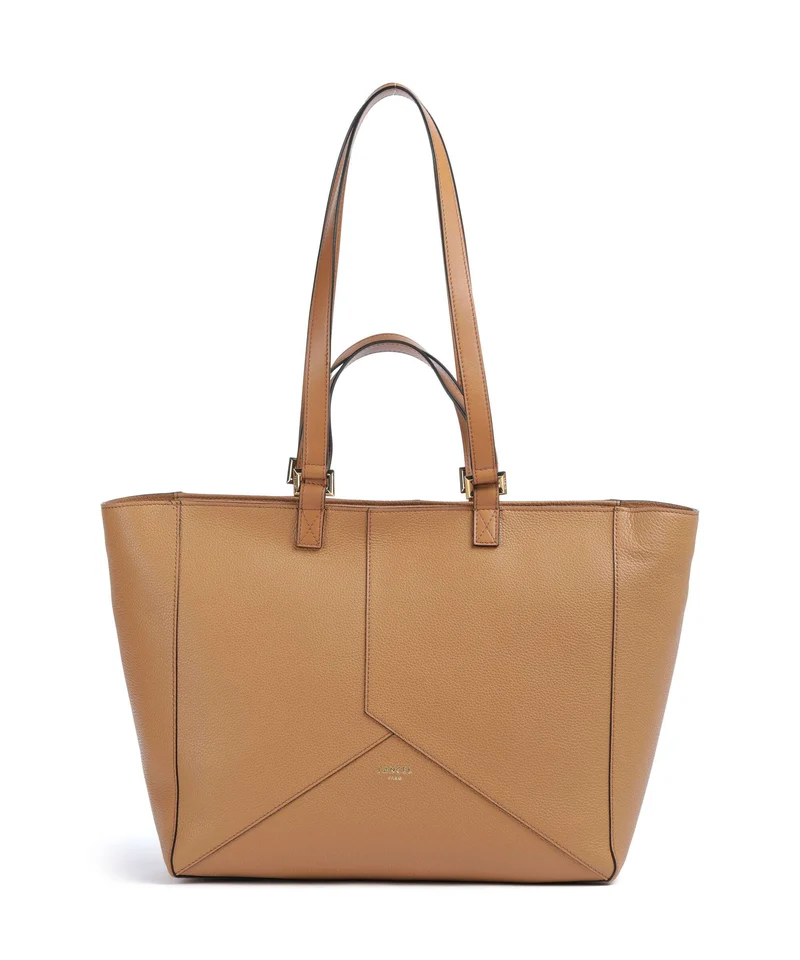 Lancel Enveloppe M Borsa shopper camel