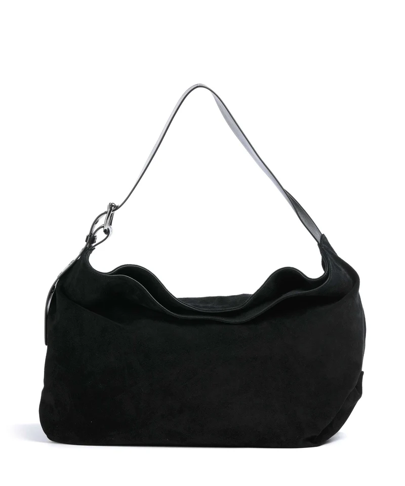 Vivienne Westwood Maxime Suede Large Borsa hobo black