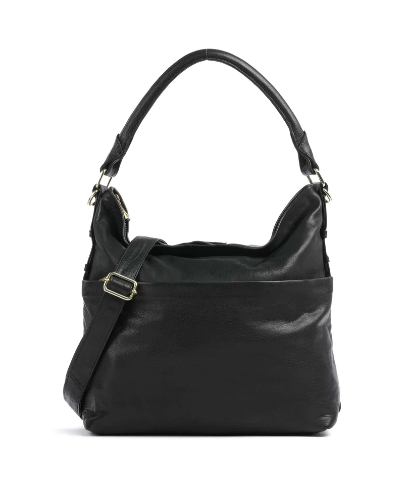 Depeche Golden Chic Borsa hobo nero