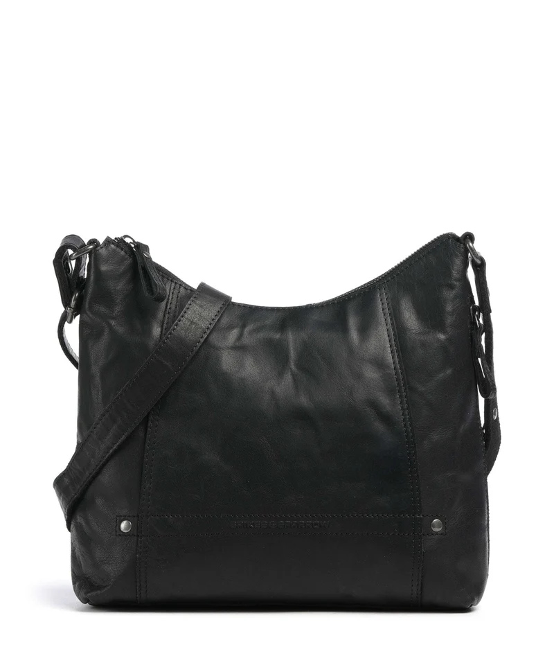 Spikes & Sparrow Bronco Jessyca Borsa a tracolla black