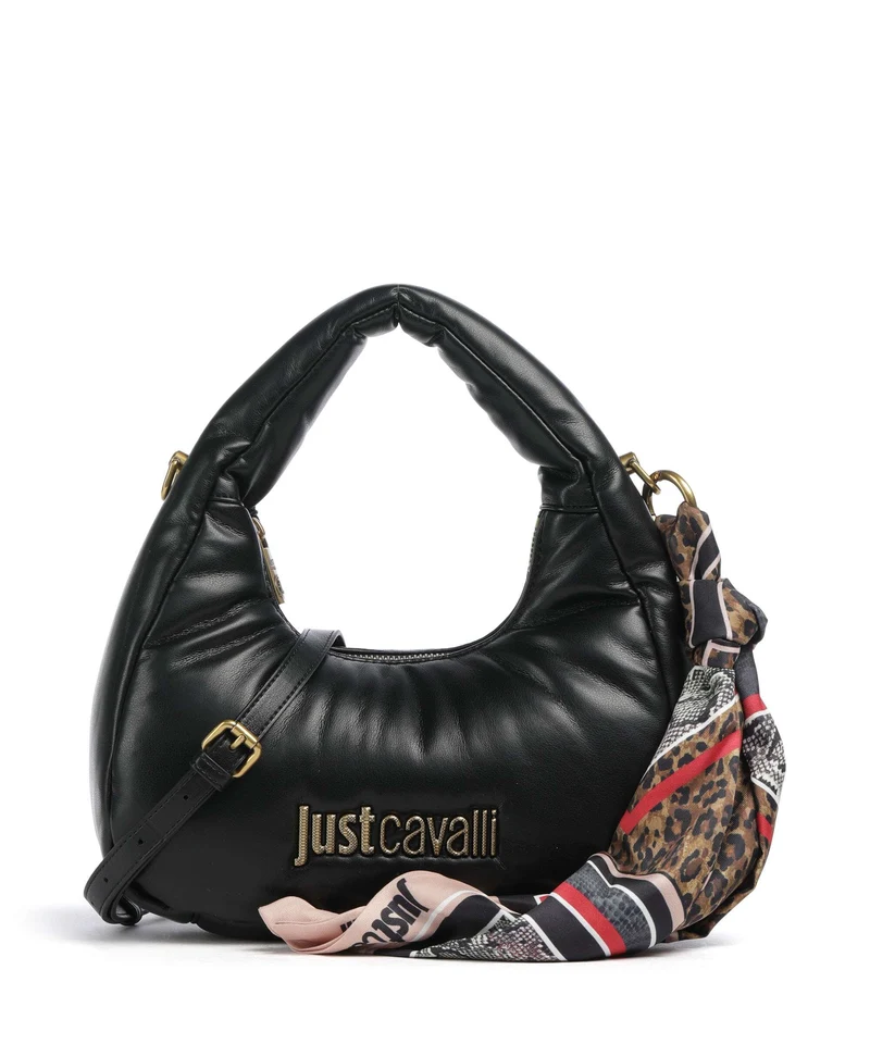 Just Cavalli Puffy Foulard Borsa a mano black