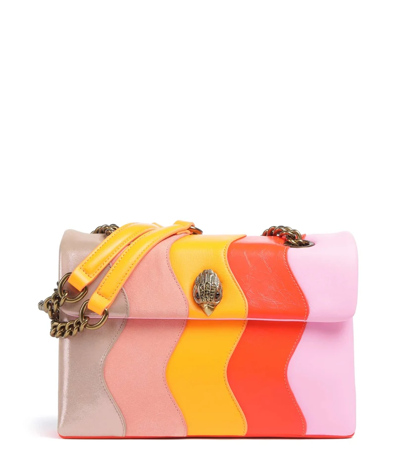 Kurt Geiger Kensington Borsa a spalla pink combination