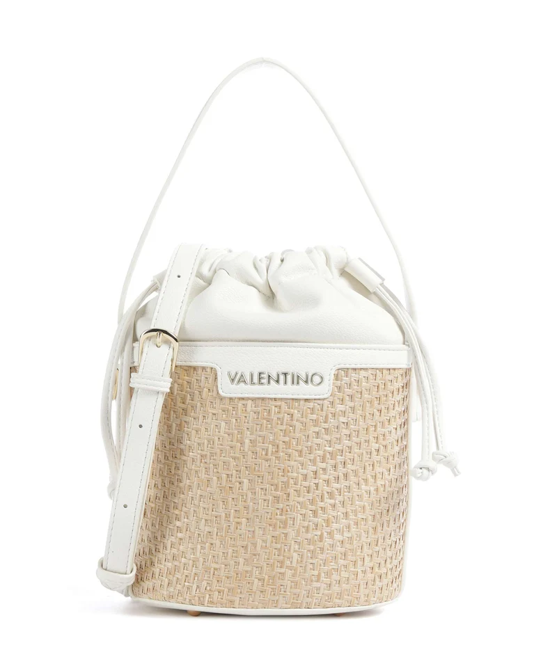 Valentino Bags Demetra Borsa a secchiello natur/bianco
