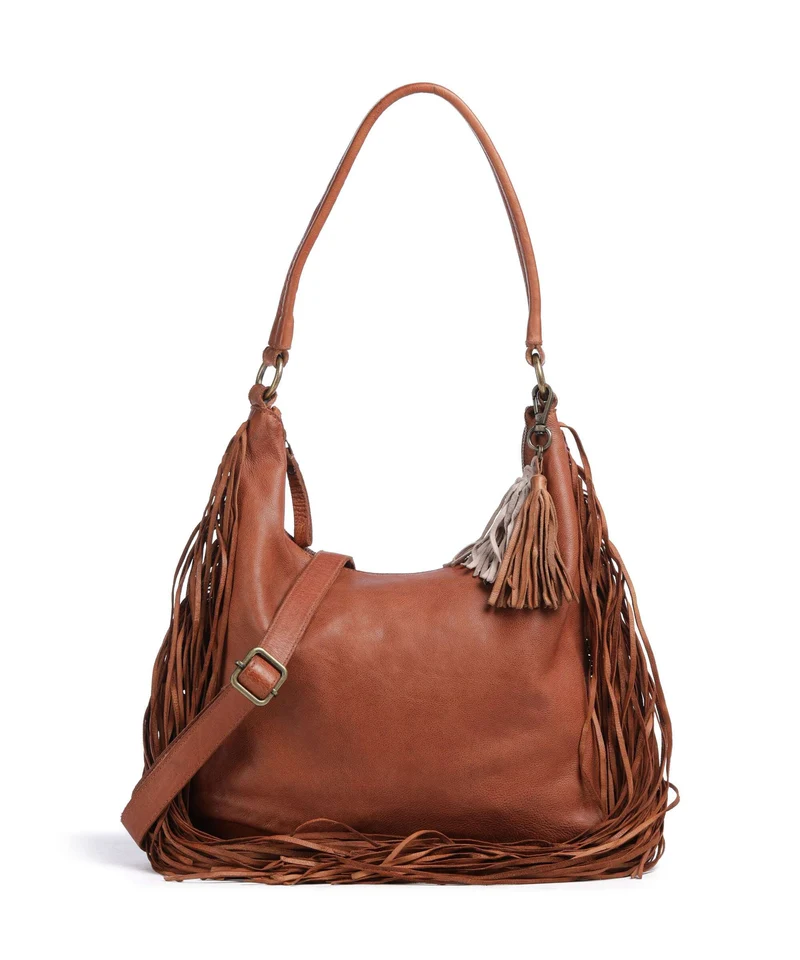 Taschendieb Wien Löwengasse 5x Borsa hobo cognac