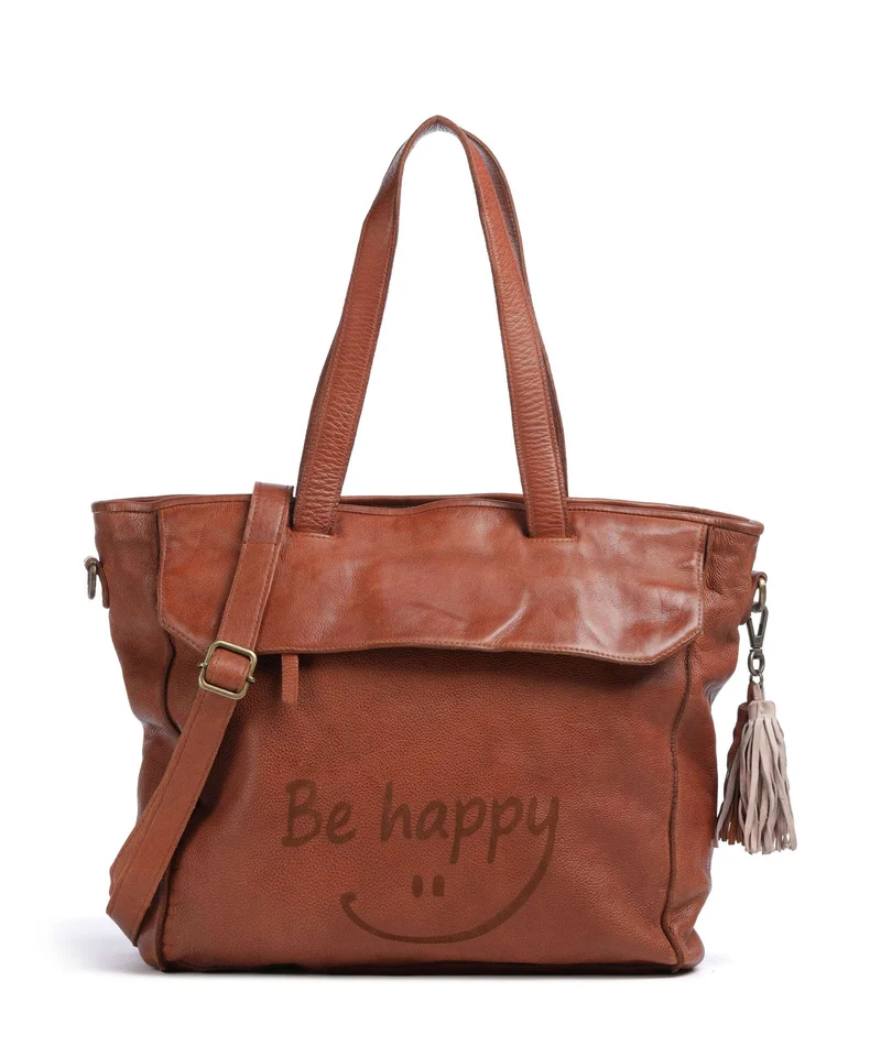Taschendieb Wien Fröhlichgasse 1 Borsa shopper cognac