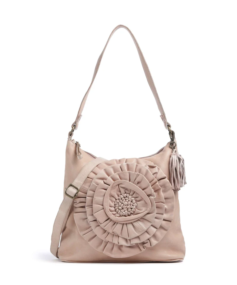 Taschendieb Wien Rosenhügelstrasse 1 Borsa hobo linen rose
