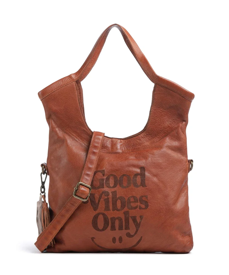 Taschendieb Wien Gutstrasse 2 Borsa hobo cognac