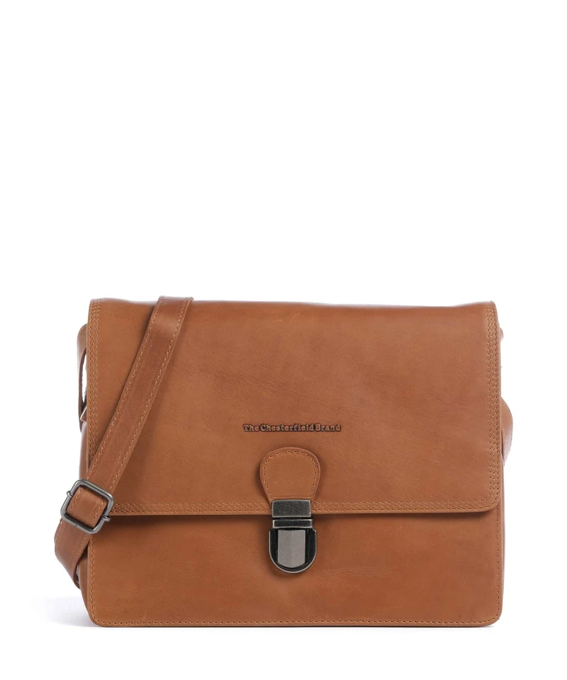 The Chesterfield Brand Wax Pull Up Cow Lunor Borsa a spalla cognac