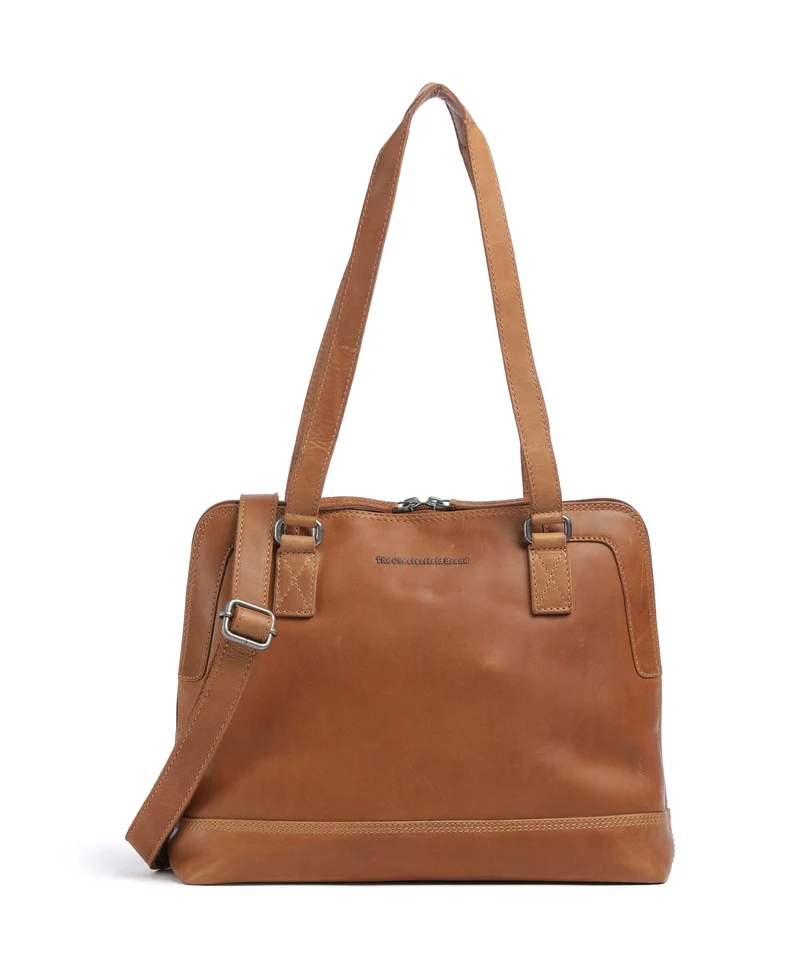 The Chesterfield Brand Wax Pull Up Cow Seron Borsa a spalla cognac