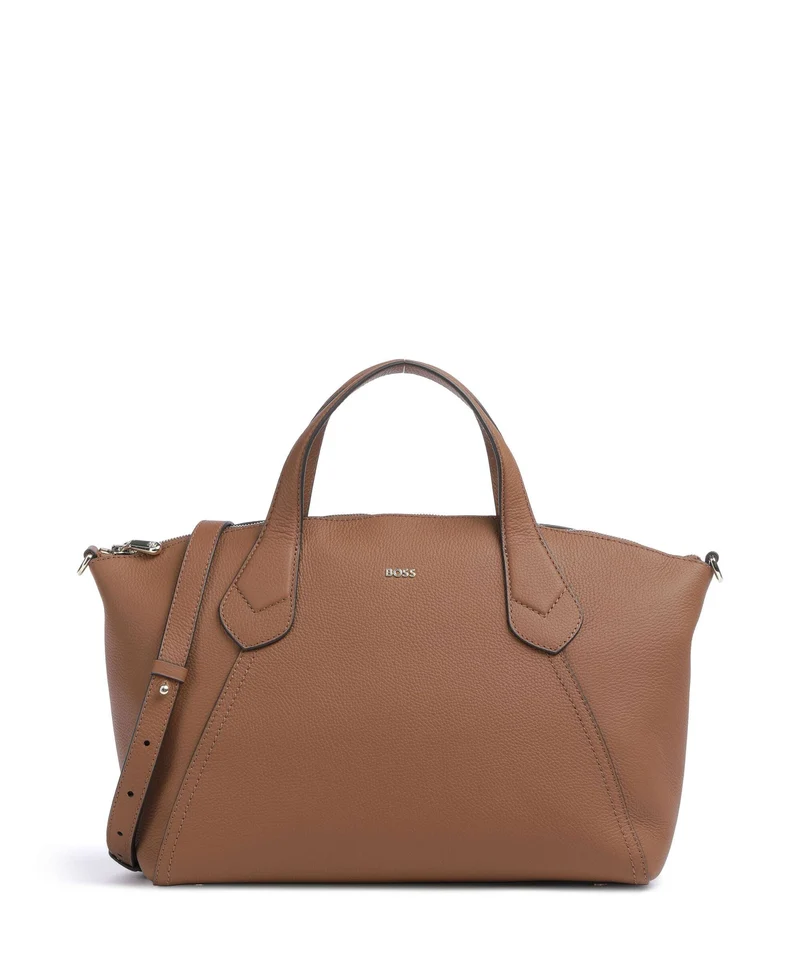 BOSS Lenah M Borsa a mano medium brown