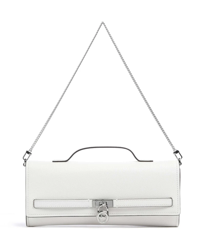 Michael Kors Hamilton Moderne Medium Borsa a spalla optic white