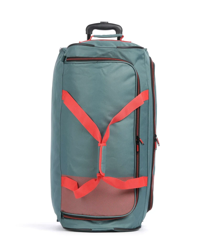 Travelite Basics Borsone trolley grün/orange